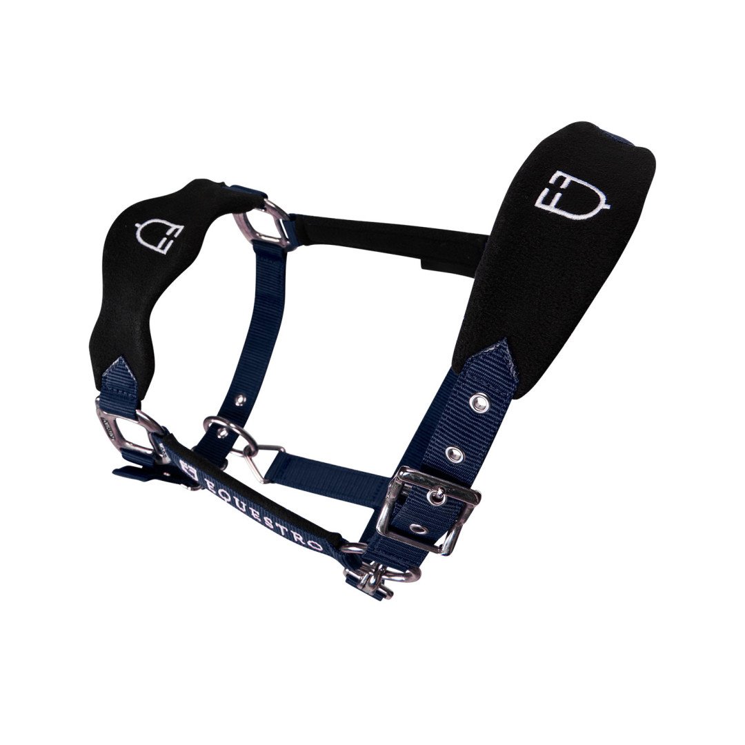 Licol en nylon Equestro en forme de C avec Licol polaire