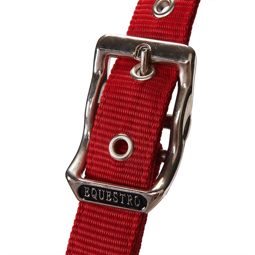 Equestro Nylonhalfter C-förmige Fleece Halfter