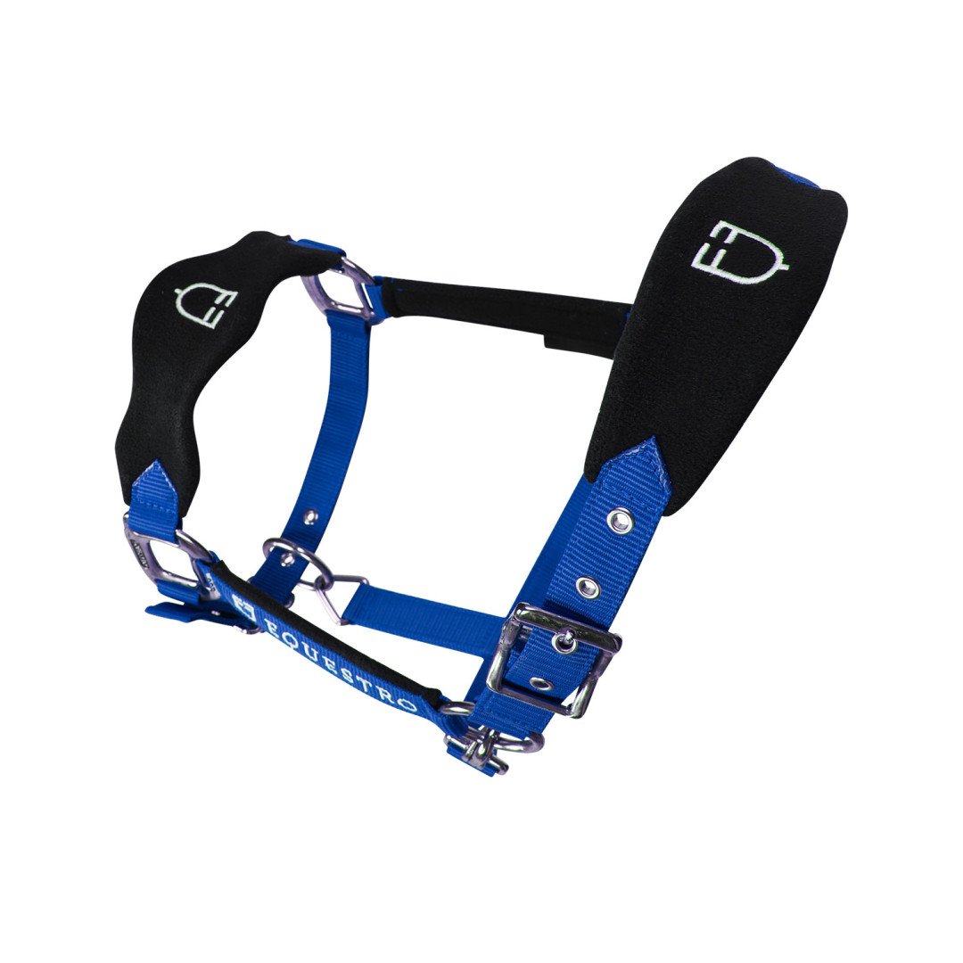 Licol en nylon Equestro en forme de C avec Licol polaire
