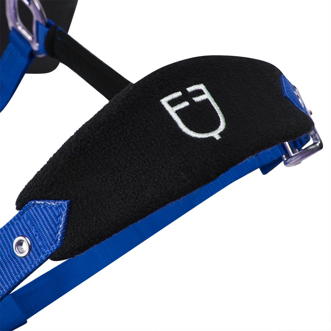 Licol en nylon Equestro en forme de C avec Licol polaire