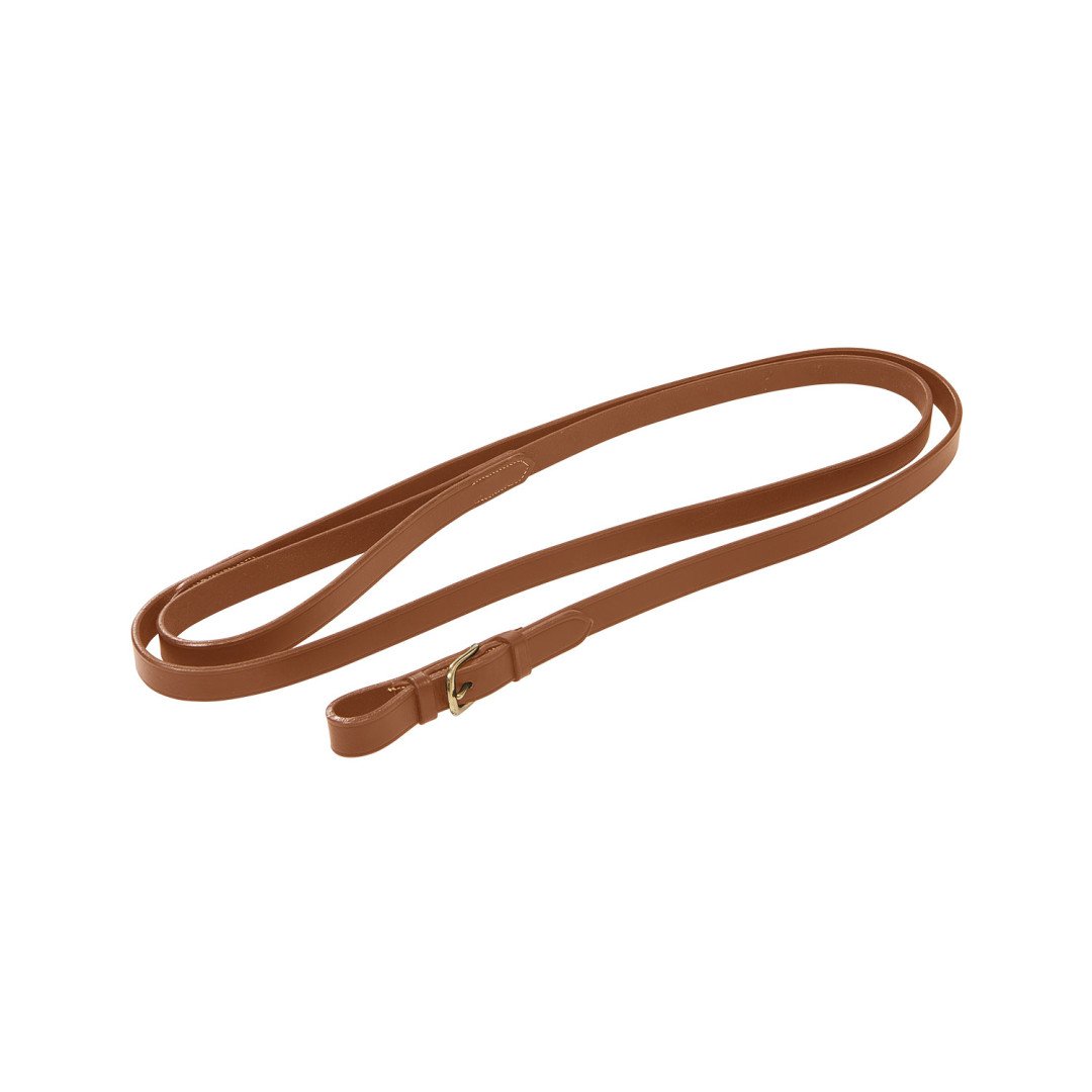 Lunghina Cuoio Con Catena Ottone Brass