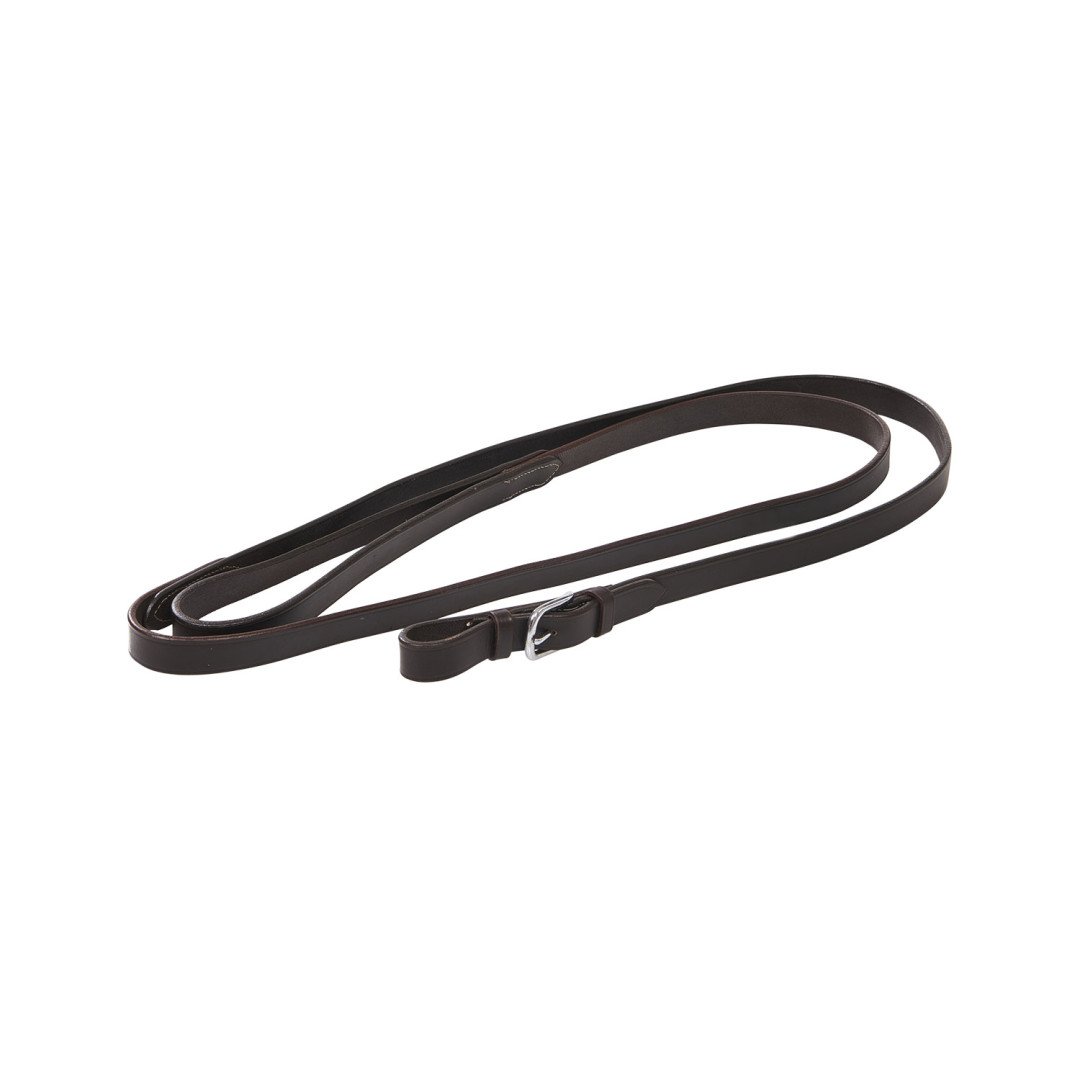 Lederleine mit silberner Kette