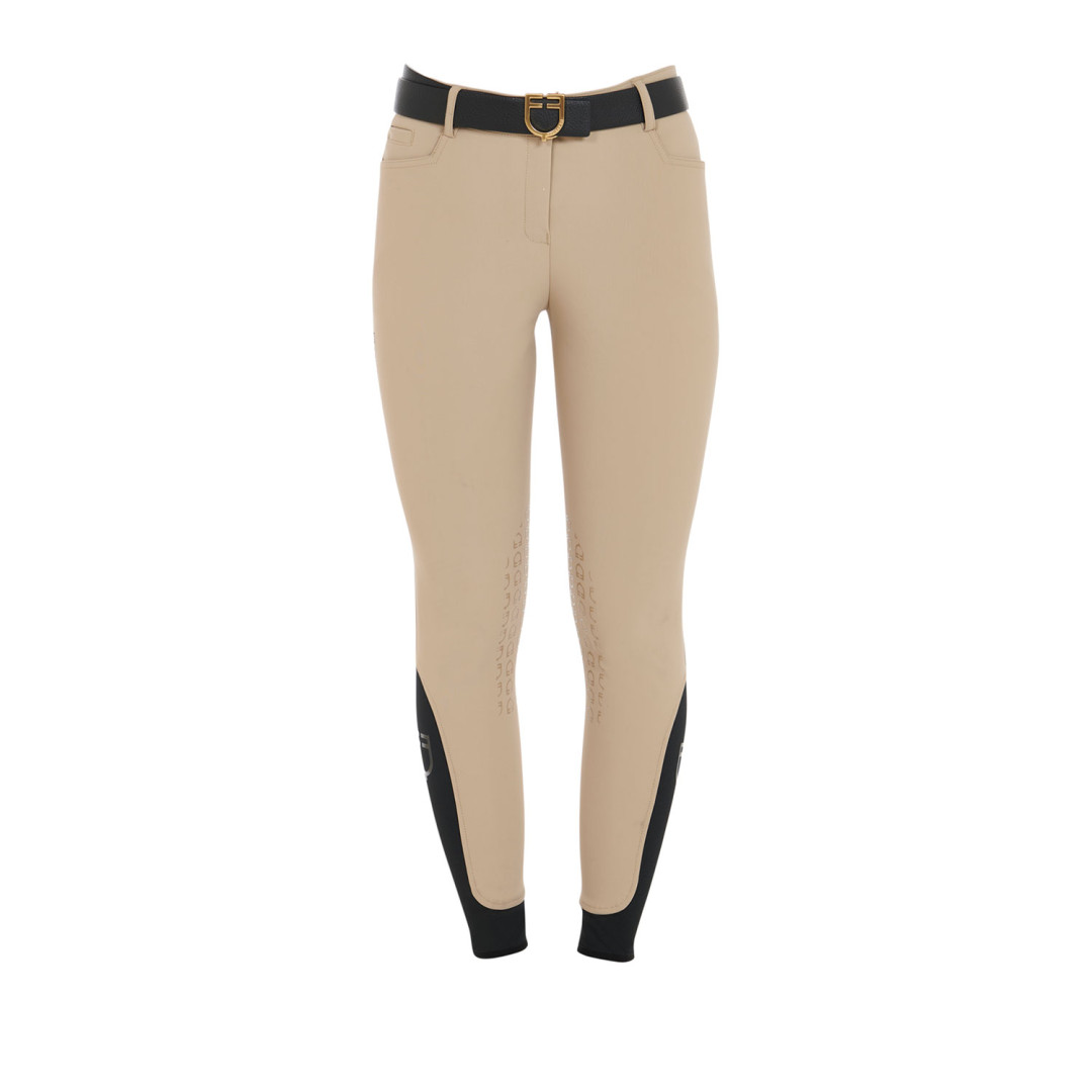 Women's Slim Fit Grip Breeches With Logo Women's Slim Fit Grip Breeches With Logo