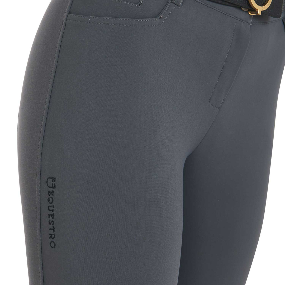 Women's Slim Fit Grip Breeches With Logo Women's Slim Fit Grip Breeches With Logo