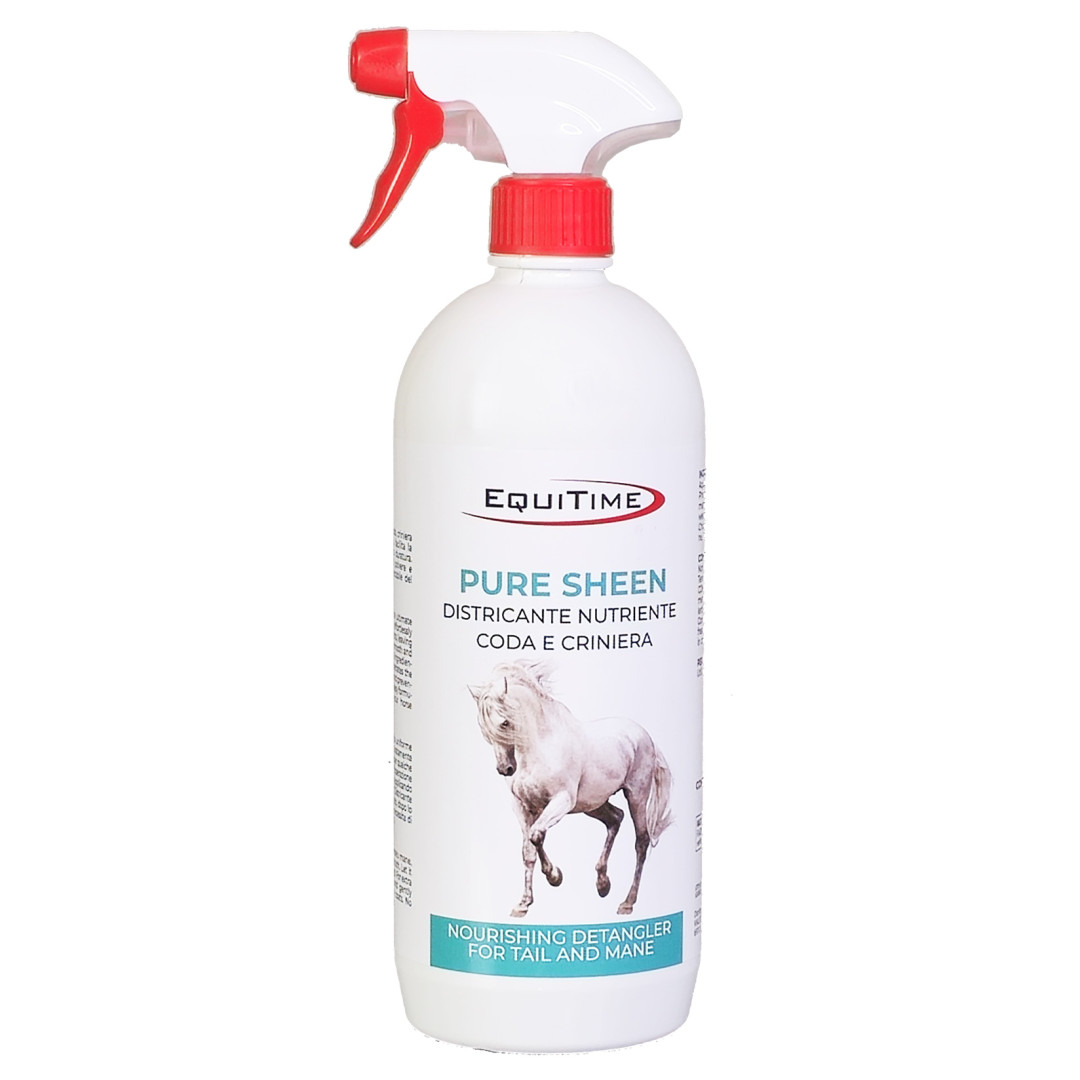 Horse & Leather Care  EQUITIME Pure Sheen – Spray desenredante y nutritivo para cola, melena y pelaje 1000ml 20,48 € Horse & Leather Care  EQUITIME Pure Sheen – Spray desenredante y nutritivo para cola, melena y pelaje 1000ml 20,48 €
