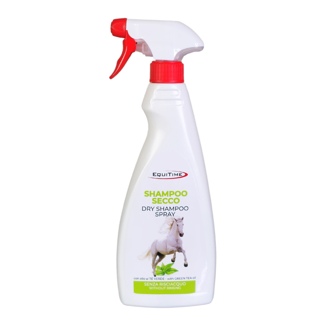 Horse & Leather Care  EQUITIME Equitime Champú Seco – Limpieza rápida para el pelaje del caballo 500ml 12,29 € Horse & Leather Care  EQUITIME Equitime Champú Seco – Limpieza rápida para el pelaje del caballo 500ml 12,29 €
