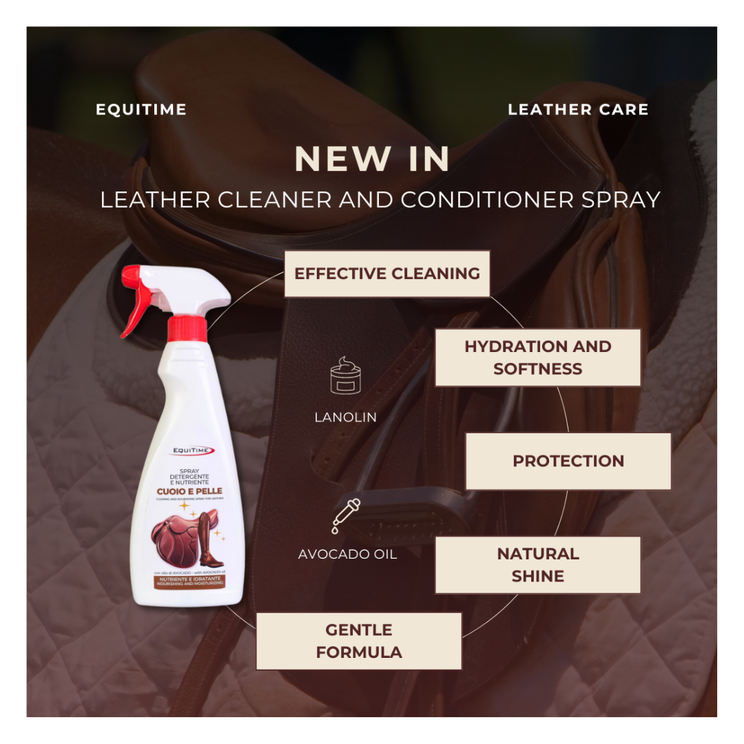 Horse & Leather Care  EQUITIME spray limpiador y nutritivo para CUERO 16,39 € Horse & Leather Care  EQUITIME spray limpiador y nutritivo para CUERO 16,39 €