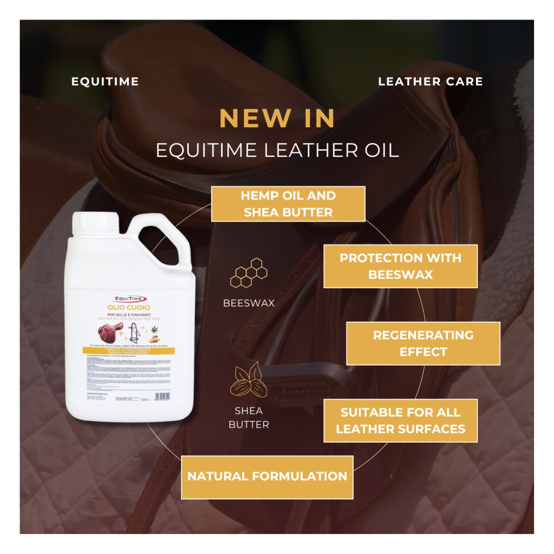 Horse & Leather Care  EQUITIME olio Cuoio per selle e finimenti 5 litri 131,14 € Horse & Leather Care  EQUITIME olio Cuoio per selle e finimenti 5 litri 131,14 €