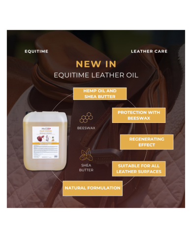 Horse & Leather Care  EQUITIME olio Cuoio per selle e finimenti 10 litri 245,08 € Horse & Leather Care  EQUITIME olio Cuoio per selle e finimenti 10 litri 245,08 €