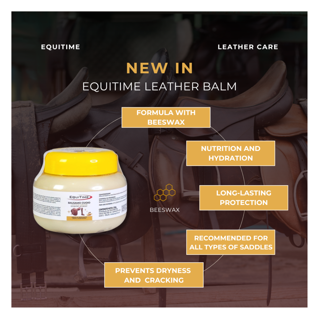 Horse & Leather Care  EQUITIME Leather Balm for Saddle Harnesses and Boots 220g 9,83 € Horse & Leather Care  EQUITIME Leather Balm for Saddle Harnesses and Boots 220g 9,83 €