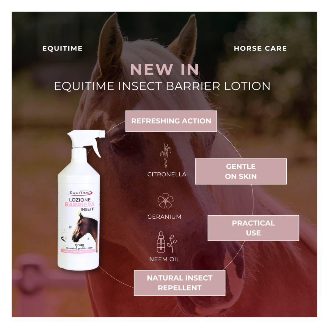 Horse & Leather Care EQUITIME Equitime Insect Barrier Lotion - citronella geranium and neem 1000ml 16,39&nbsp;€