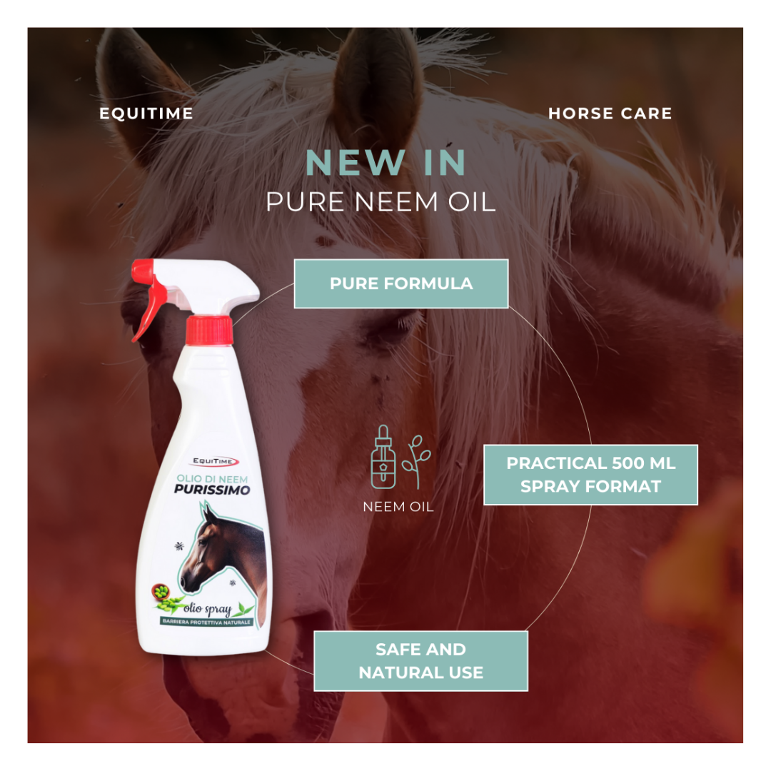 Horse & Leather Care  EQUITIME Pure Neem Oil – Proteção natural contra insetos e parasitas 500ml 12,29 € Horse & Leather Care  EQUITIME Pure Neem Oil – Proteção natural contra insetos e parasitas 500ml 12,29 €