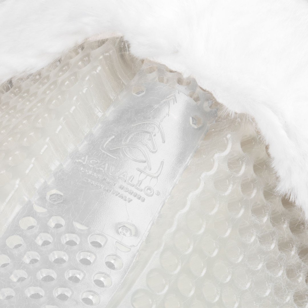 Acavallo Classic Gel Pad With Back Riser Cut Out Eco-wool