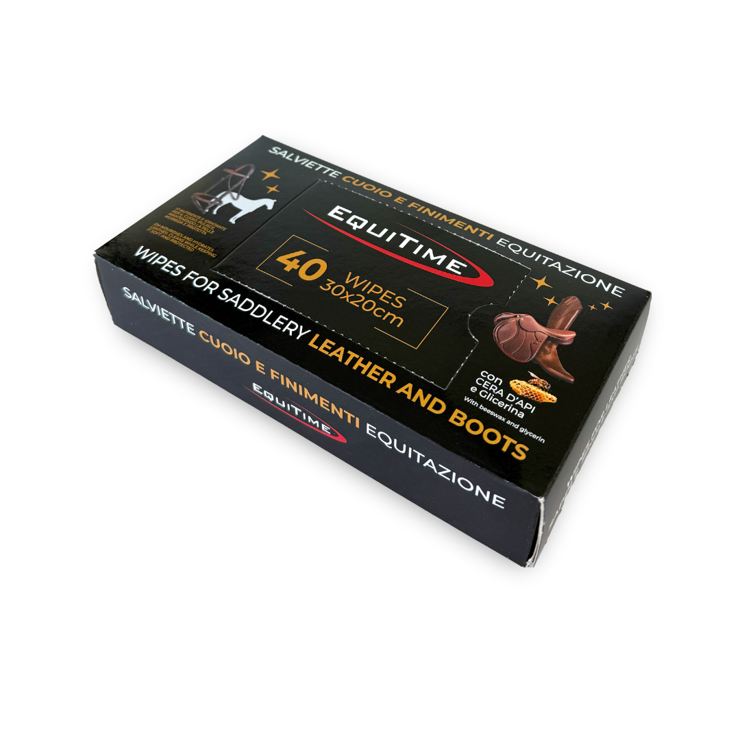 Horse & Leather Care  EQUITIME Toallitas limpiadoras y nutritivas para CUERO 9,01 € Horse & Leather Care  EQUITIME Toallitas limpiadoras y nutritivas para CUERO 9,01 €