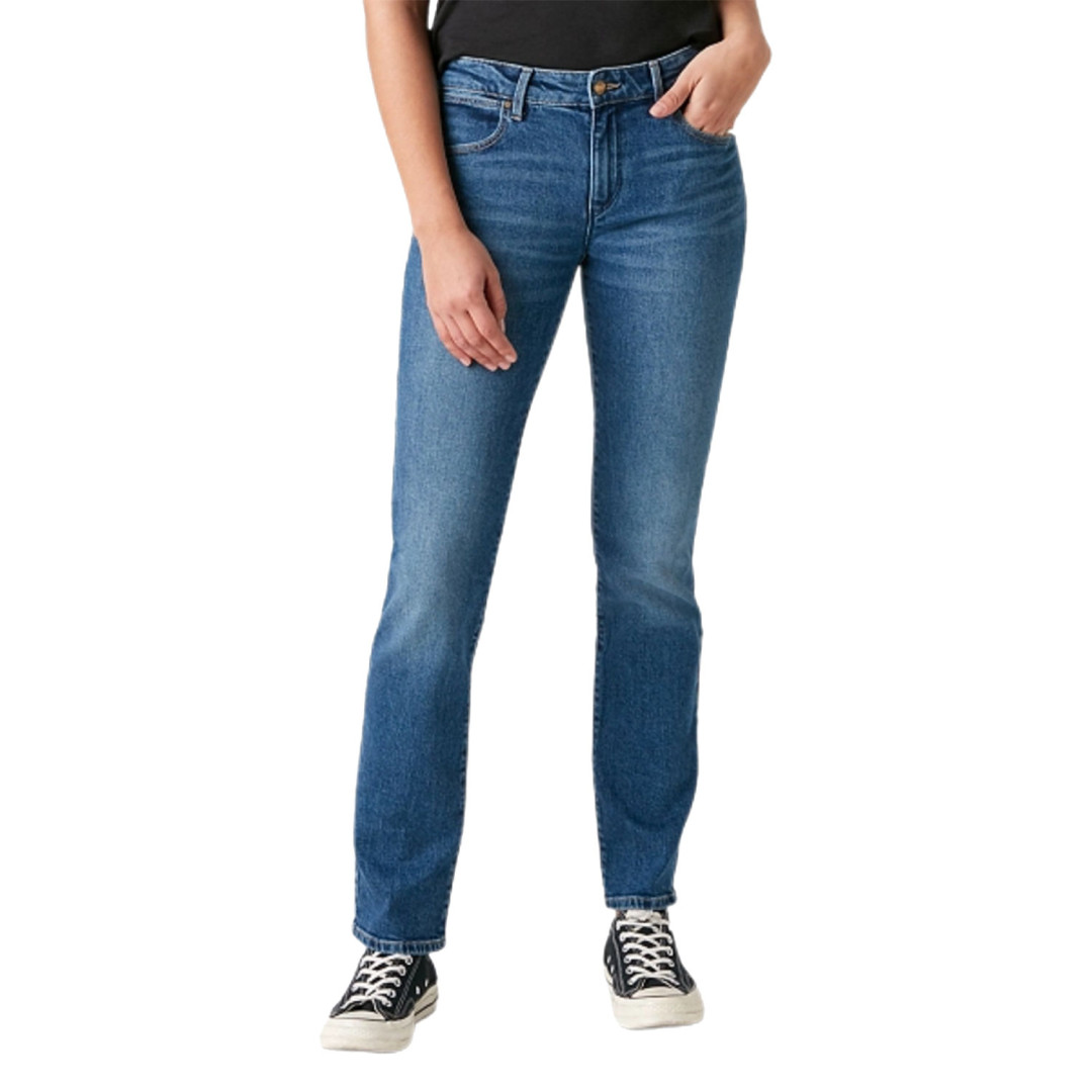 Calça jeans Wrangler Straight Air Blue Calça jeans Wrangler Straight Air Blue