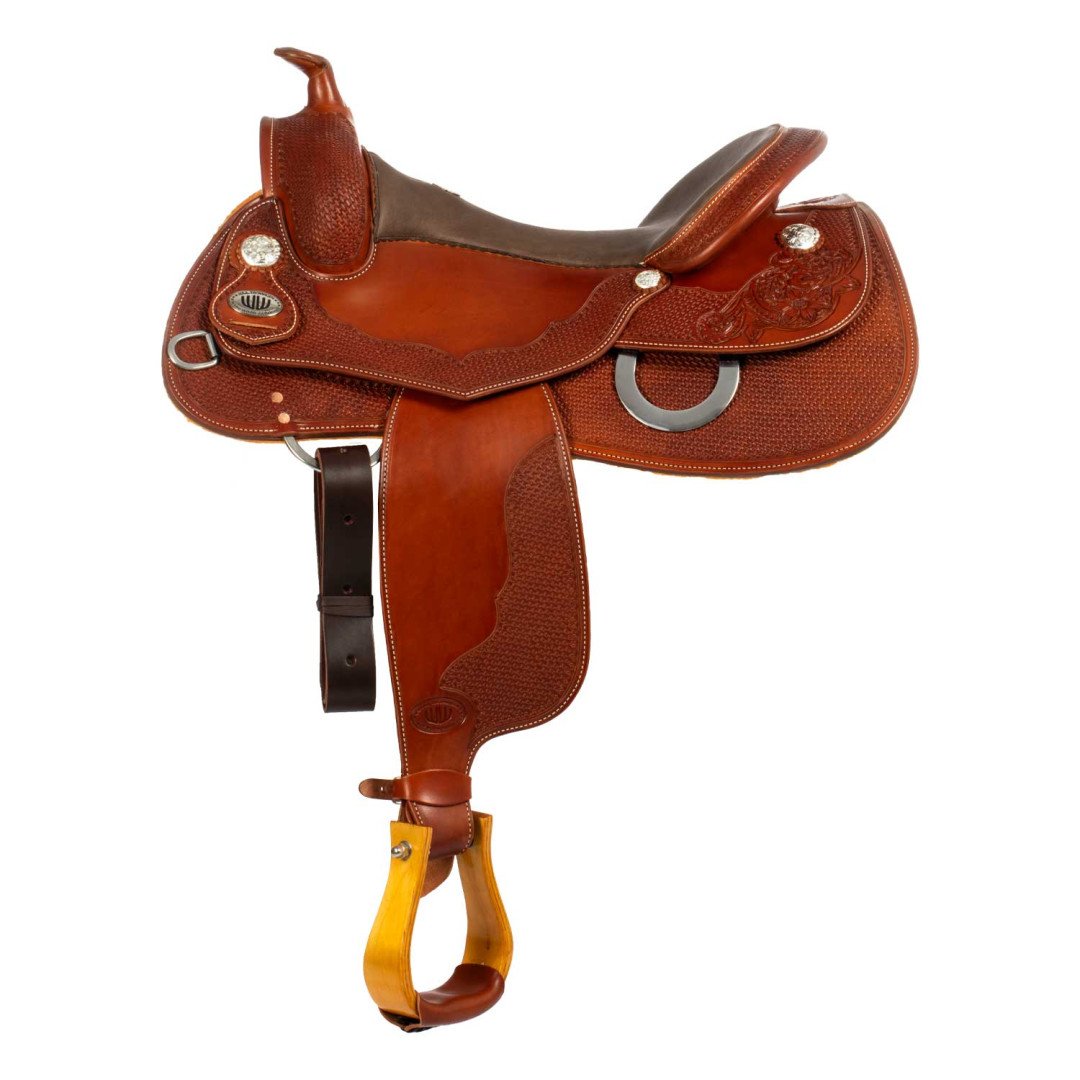 Selles Westwood classic Reining Big Butterfly marron foncé