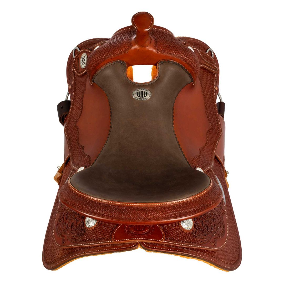 Selles Westwood classic Reining Big Butterfly marron foncé