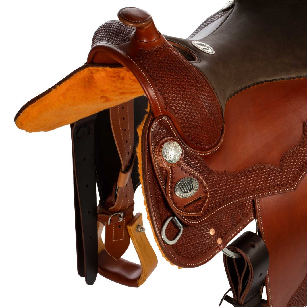 Selles Westwood classic Reining Big Butterfly marron foncé