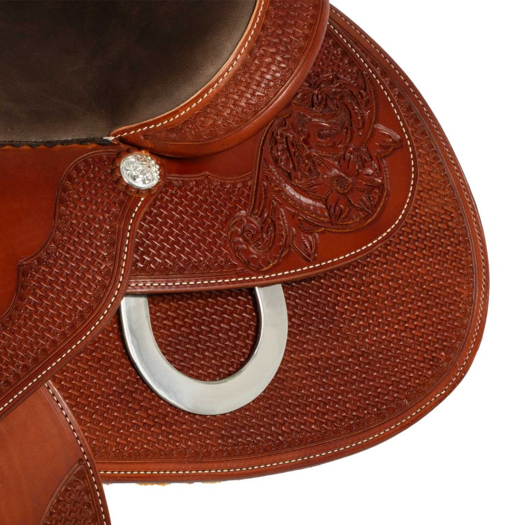 Selles Westwood classic Reining Big Butterfly marron foncé