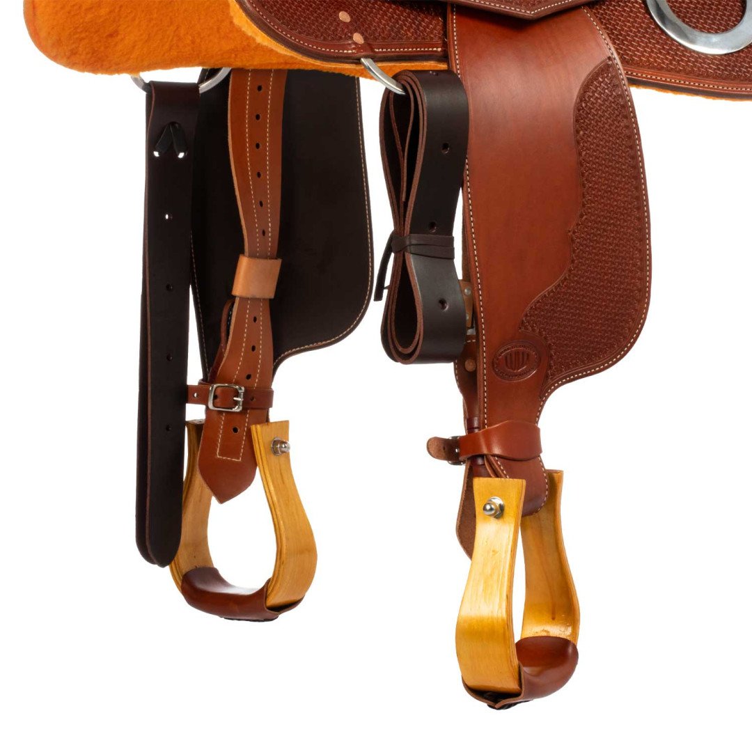 Selles Westwood classic Reining Big Butterfly marron foncé