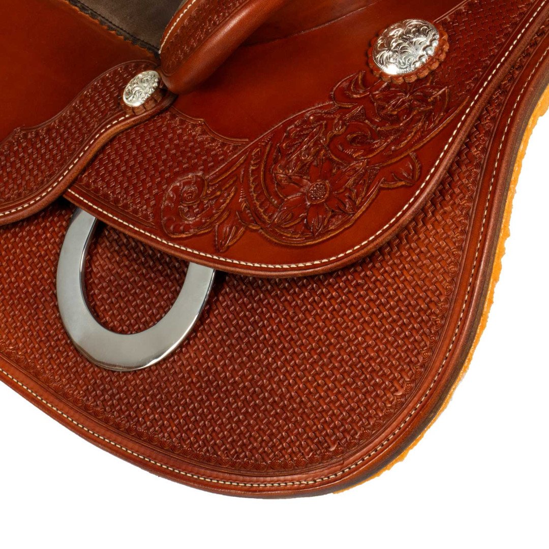 Selles Westwood classic Reining Big Butterfly marron foncé