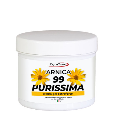 EQUITIME creme ARNICA 99 PURE gel para cavalos para uso humano 500ml