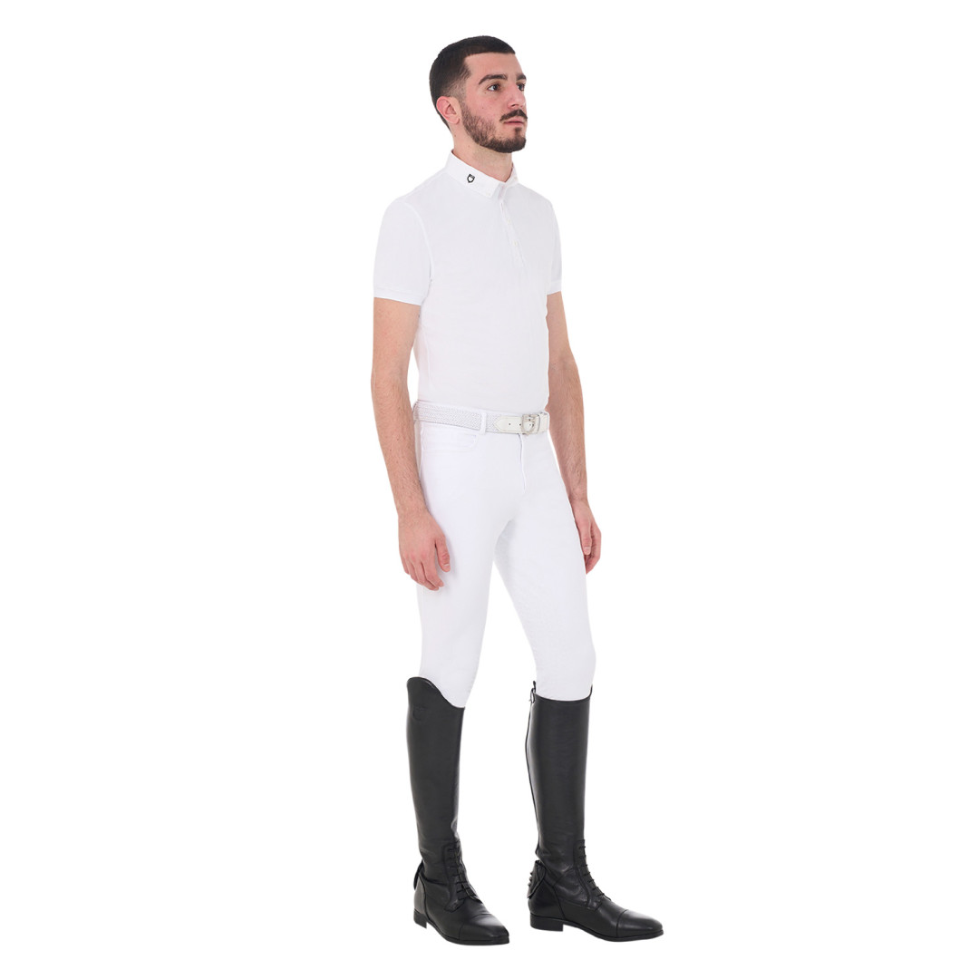 Polo à manches courtes pour homme en tissu technique Modèle Hunt Polo à manches courtes pour homme en tissu technique Modèle Hunt