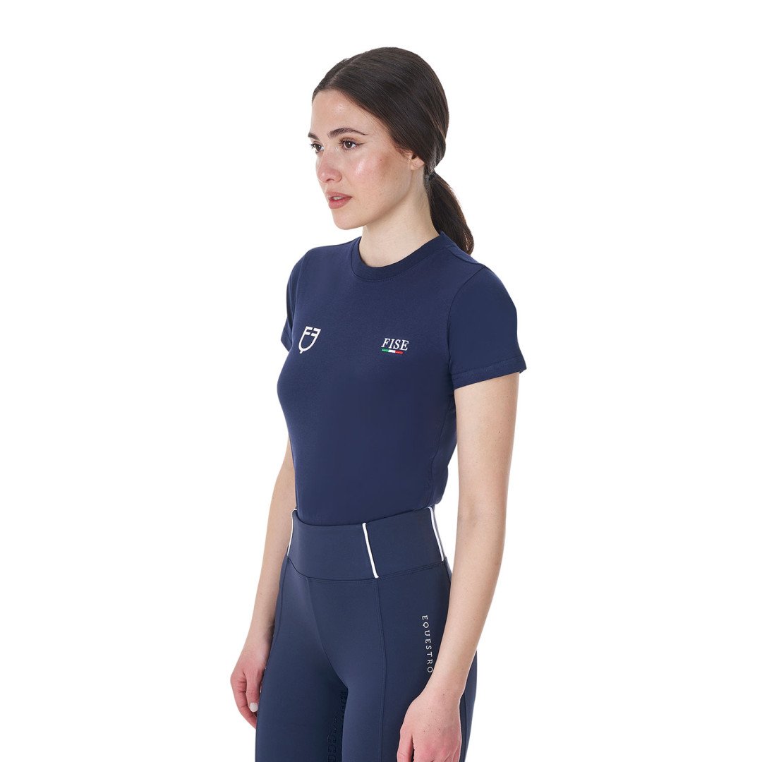 Startseite  T-shirt donna slim fit Equestro X FISE 40,16 €