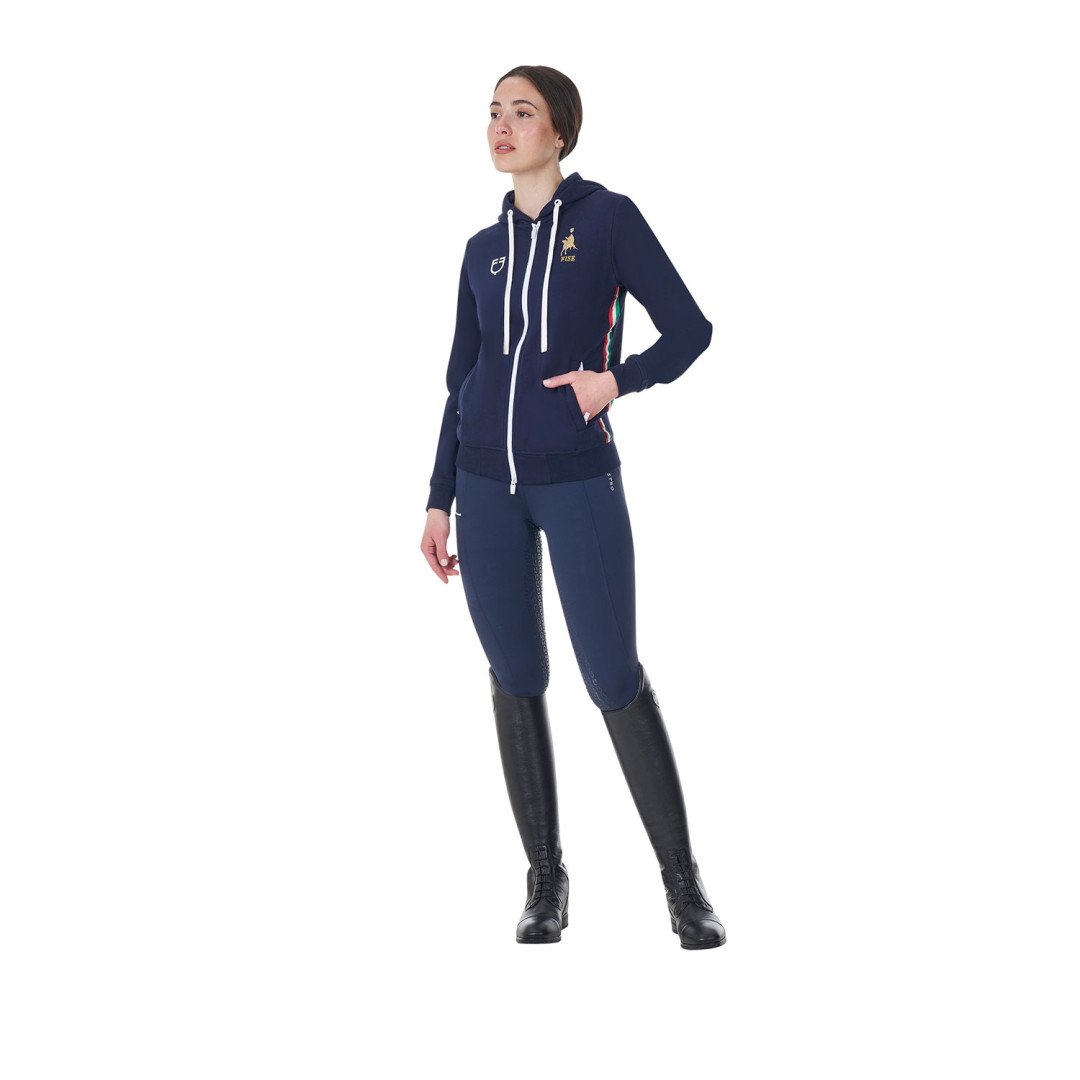 Home  Felpa donna con cappuccio Equestro X FISE 77,87 €