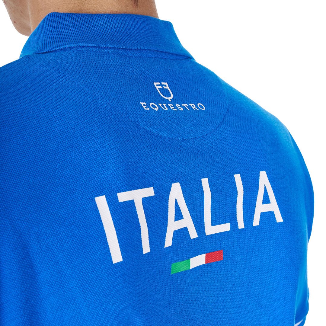 Maison Polo uomo da allenamento tre bottoni Equestro X FISE 53,28&nbsp;€