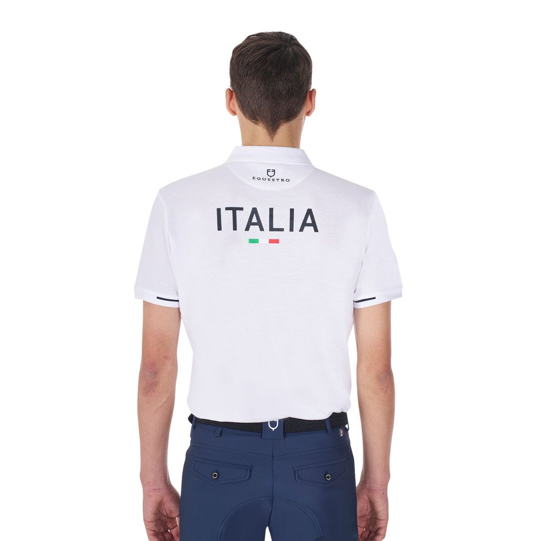 Inicio Polo uomo da allenamento tre bottoni Equestro X FISE 53,28&nbsp;€