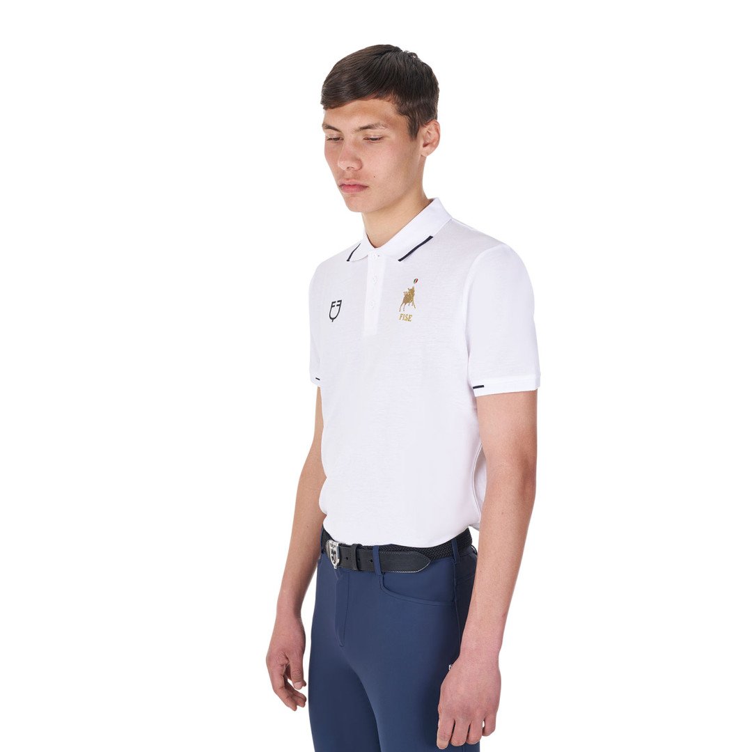 Inicio Polo uomo da allenamento tre bottoni Equestro X FISE 53,28&nbsp;€