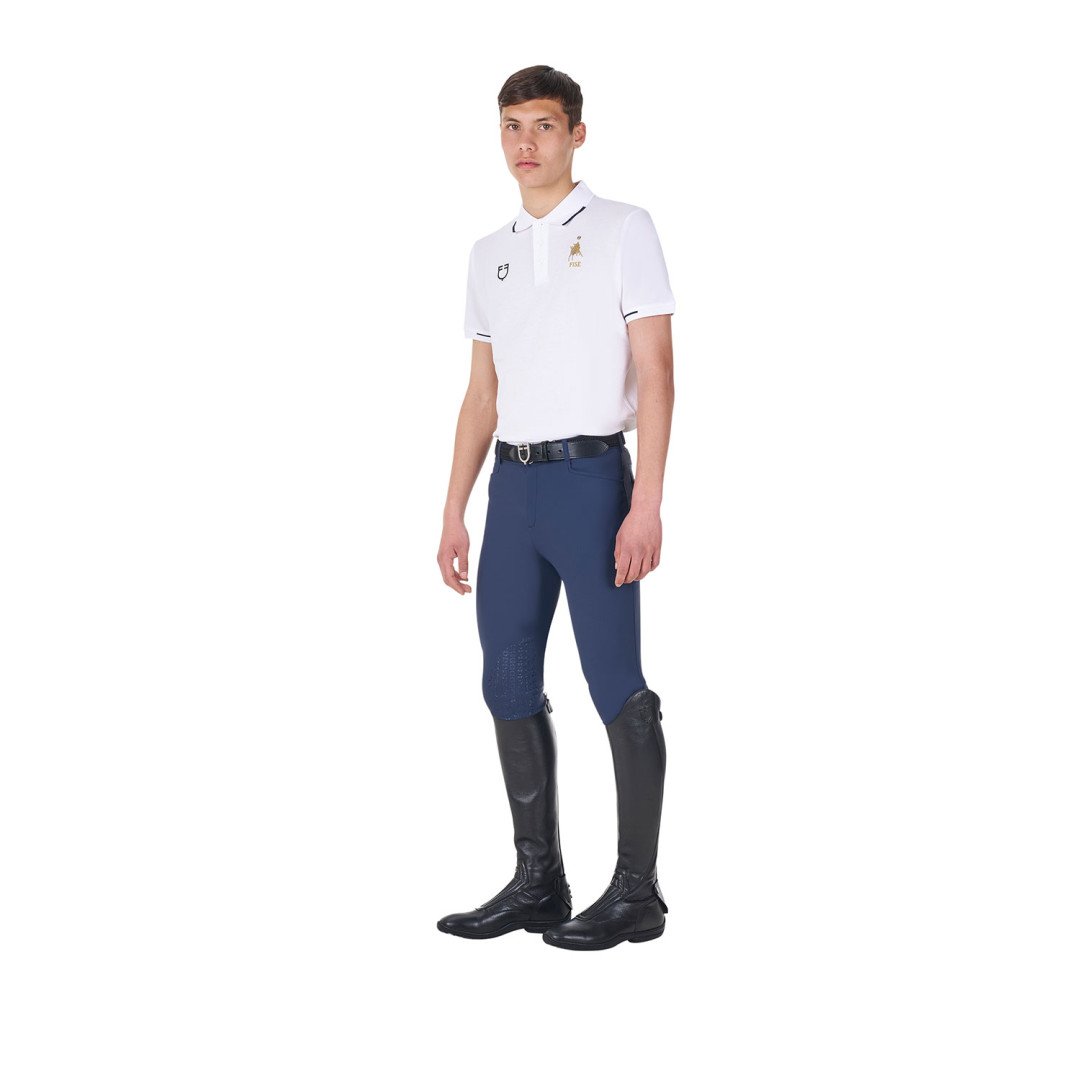 Inicio Polo uomo da allenamento tre bottoni Equestro X FISE 53,28&nbsp;€