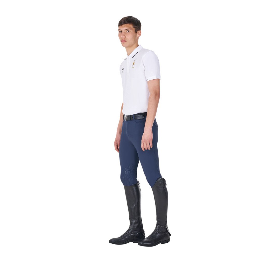 Inicio Polo uomo da allenamento tre bottoni Equestro X FISE 53,28&nbsp;€