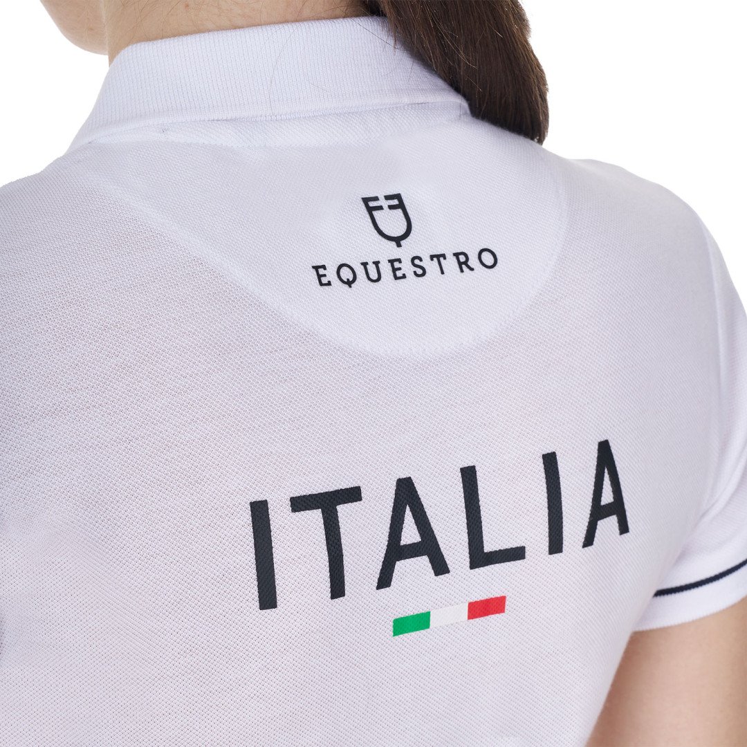 Startseite Polo donna da allenamento tre bottoni Equestro X FISE 53,28&nbsp;€