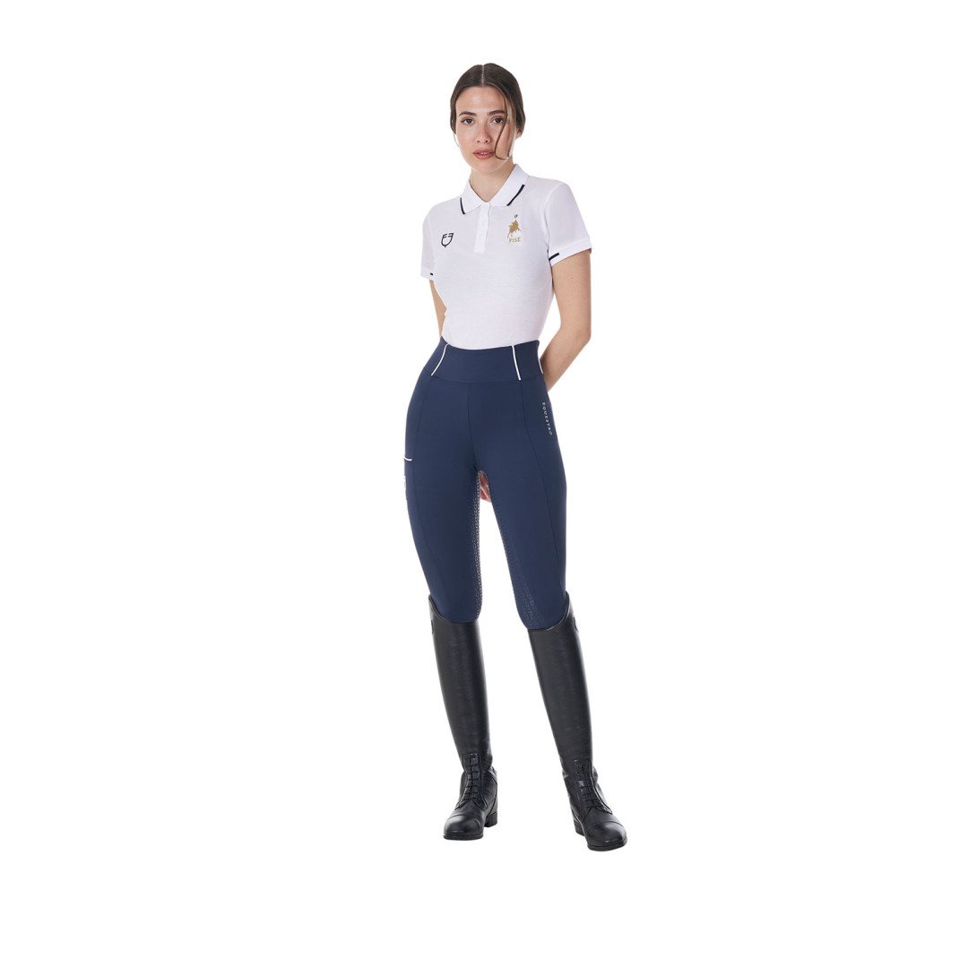 Startseite Polo donna da allenamento tre bottoni Equestro X FISE 53,28&nbsp;€