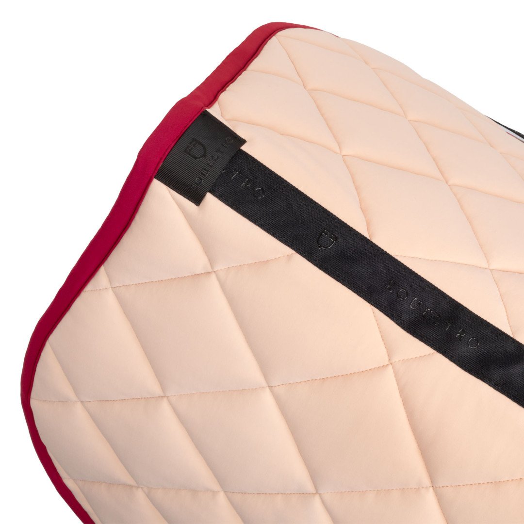 Jumping Saddlepad in technical fabric with leopard print insert
