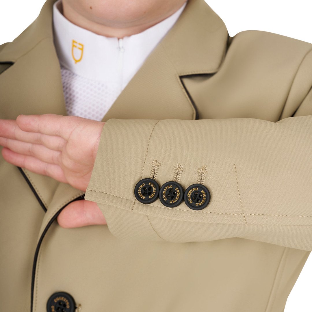 Giacca bambina da concorso in tessuto tecnico