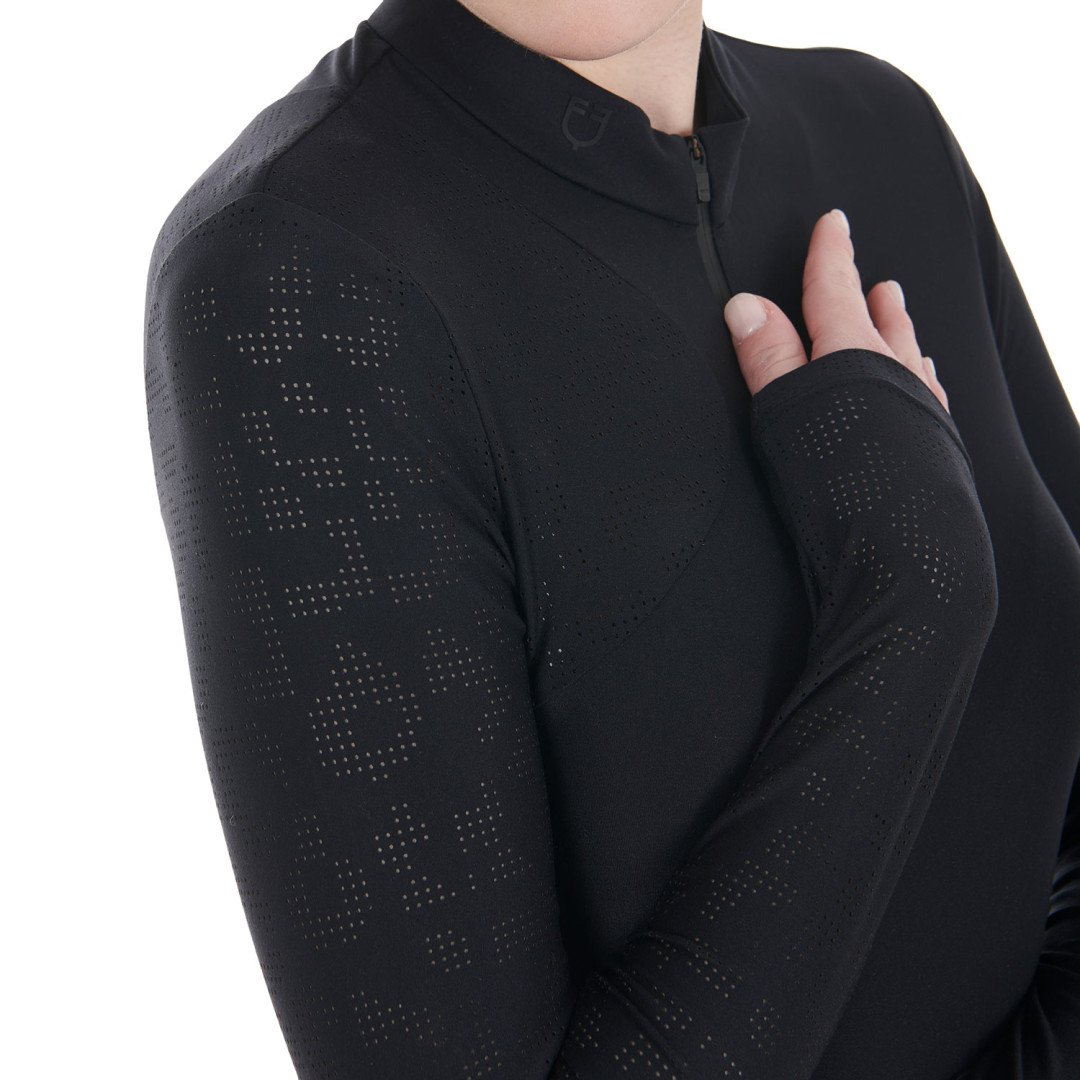 Damen-Trainingspoloshirt aus Stretchmaterial