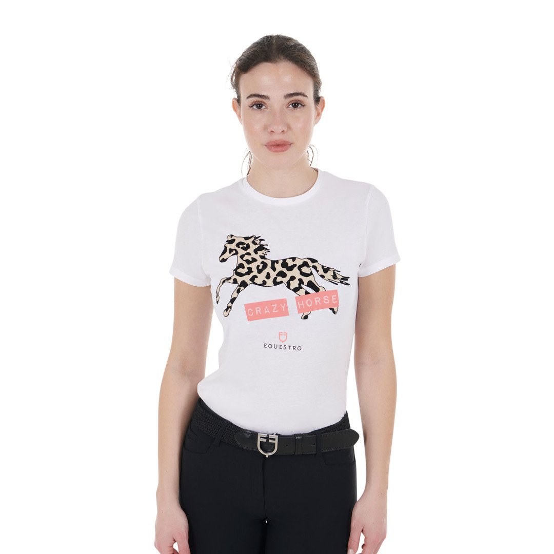Ready to Jump Damen-Baumwoll-T-Shirt