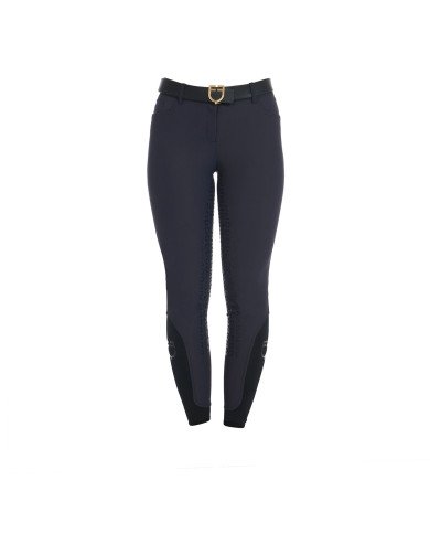 Women's high-waisted full grip trousers with lining