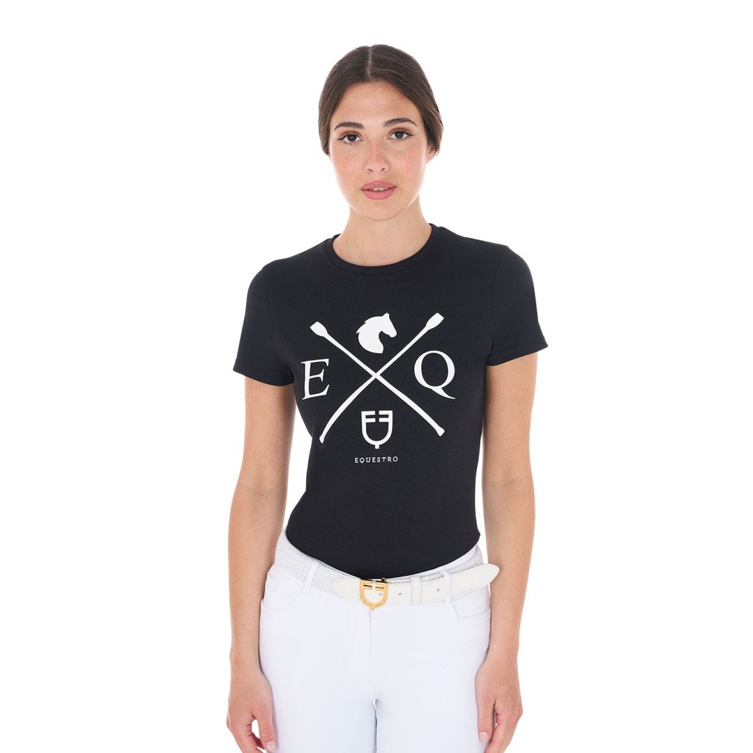 Equitação Clássica T-shirt donna EQ in cotone 55,00&nbsp;€