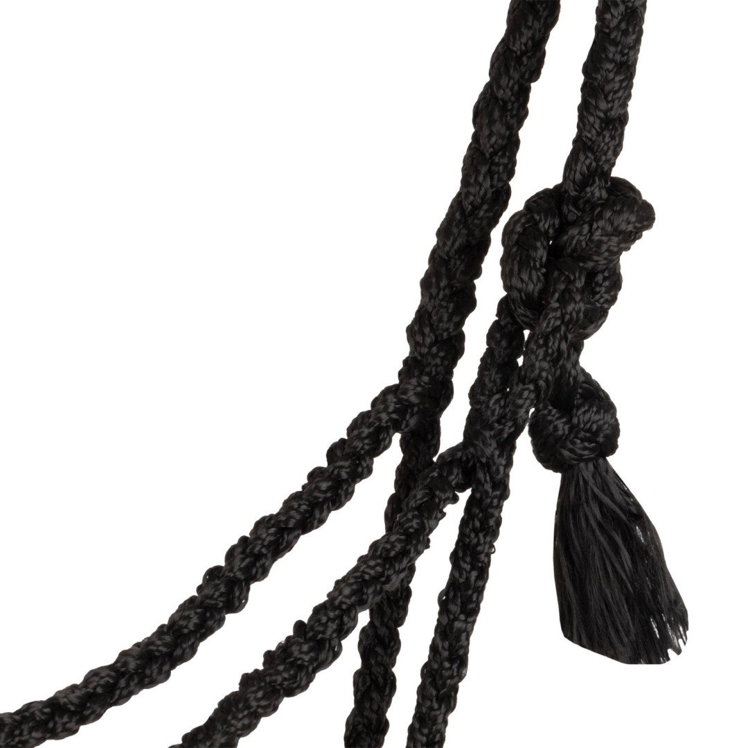 MOHAIR ROPE HAT WITH DIAMOND DESIGN