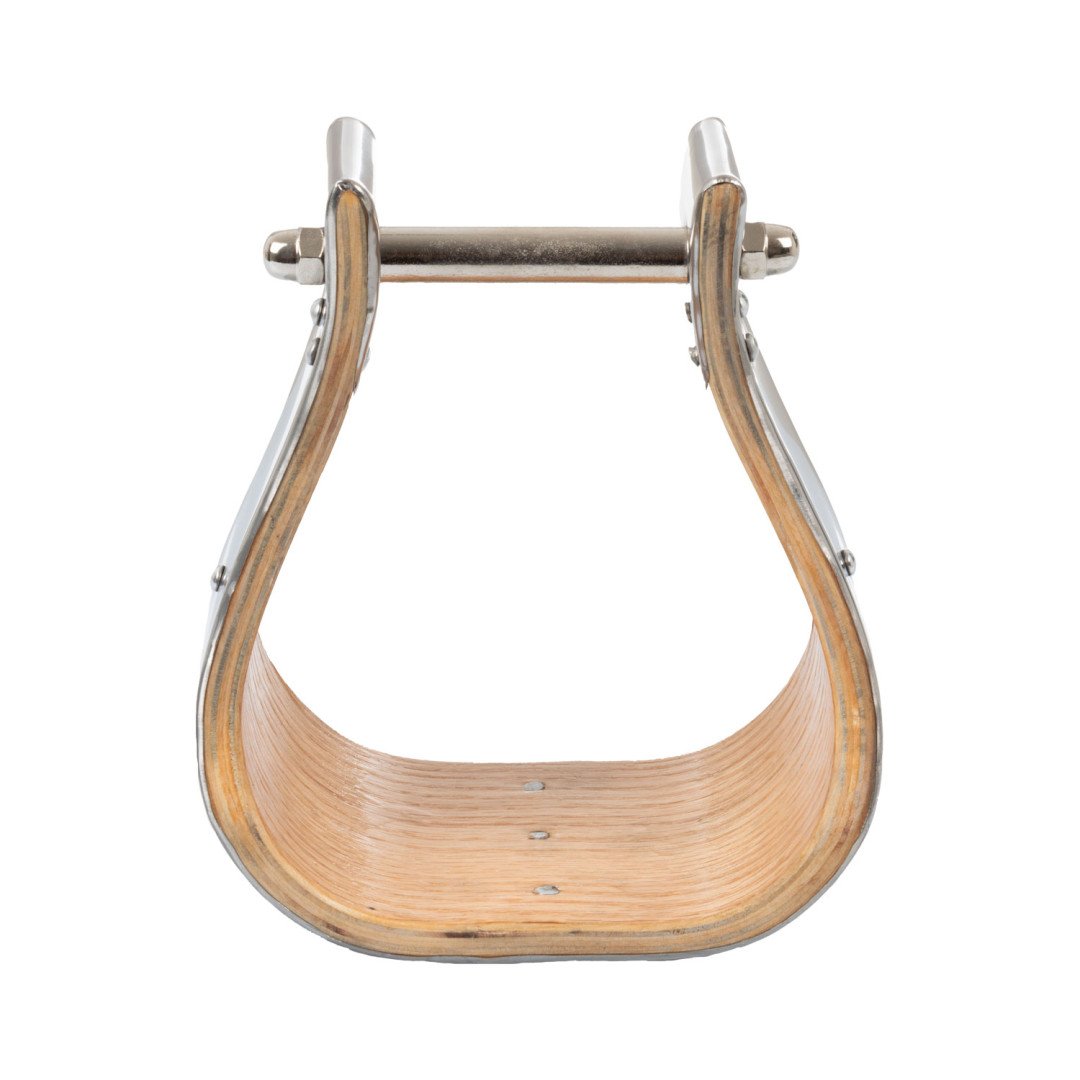 Staffe western in acciaio con panca larga