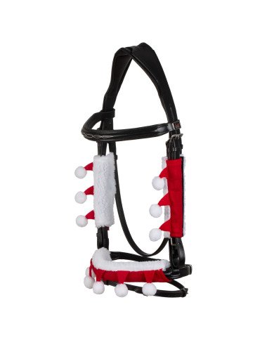 Set of nose covers + halter cheeks, Christmas collection