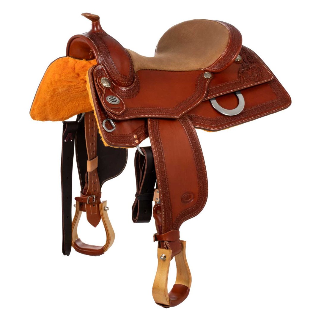 Equitação Western  Selle Westwood classic reining gonna quadra cognac flower17 border77 2,00 €