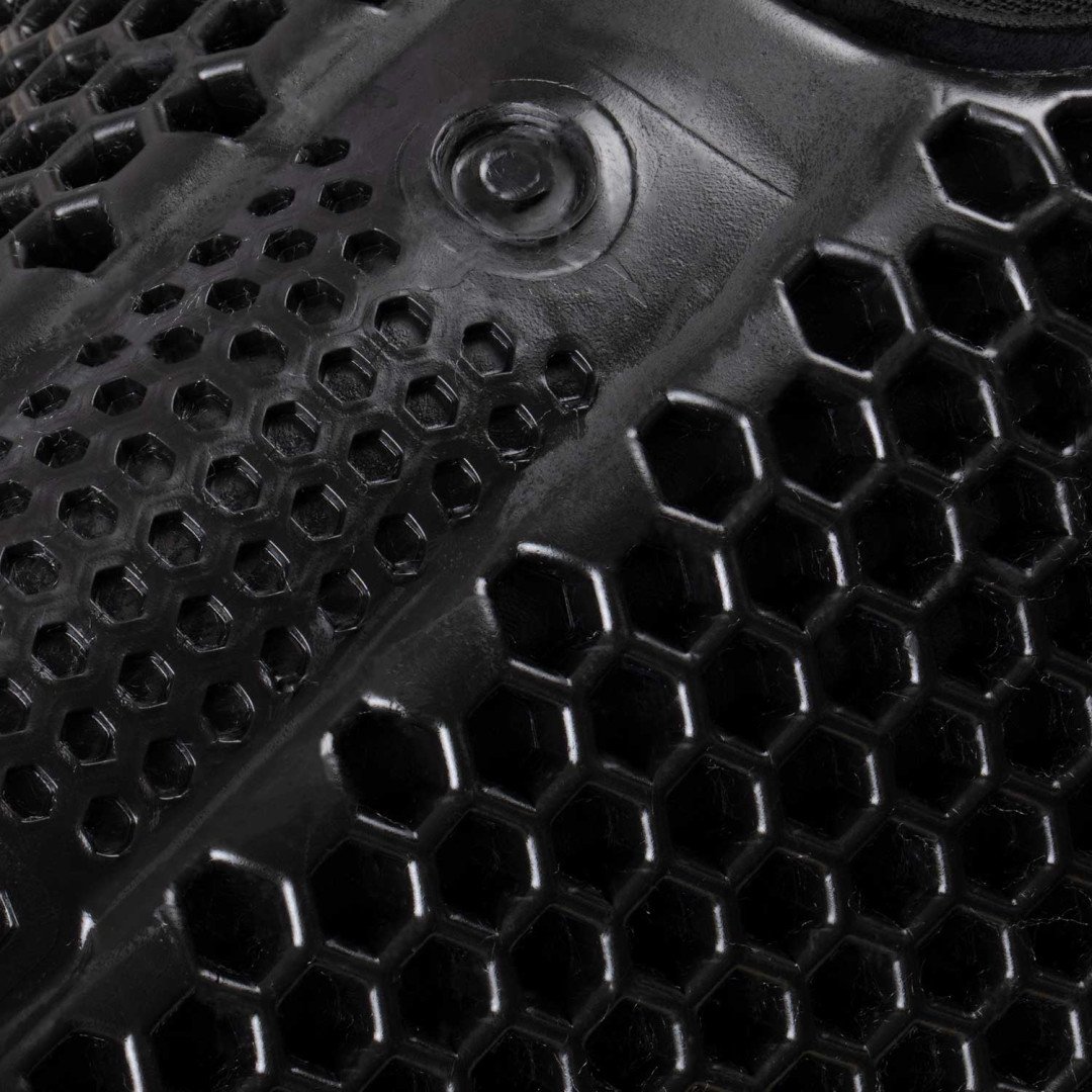 MF-S WFS compensateur arrière en daim et peau de mouton gel rehausseur avant hexagonal