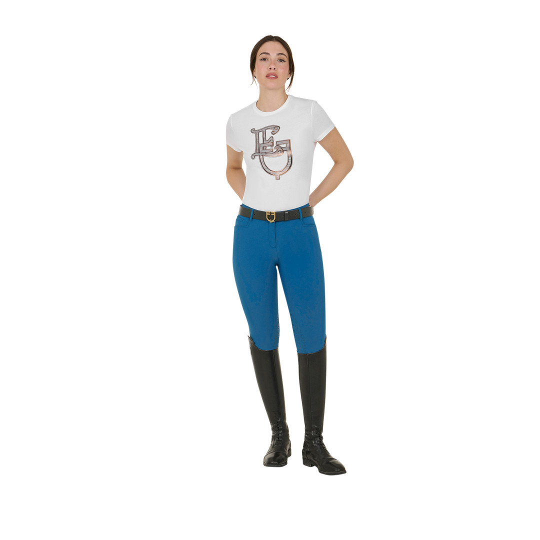 Women's Slim Fit Grip Breeches With Logo Women's Slim Fit Grip Breeches With Logo