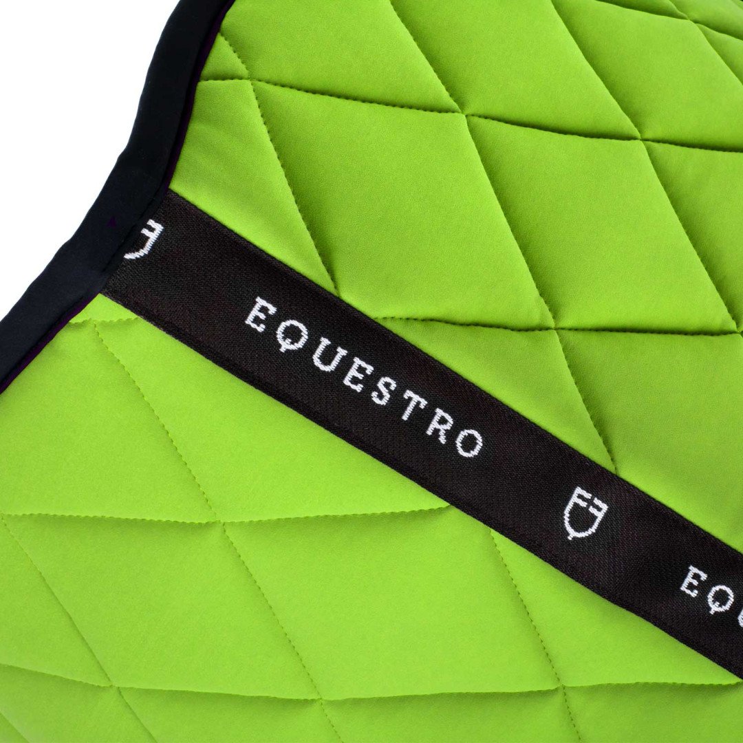 Equestro Jumping Saddlepad in Black Line Edition Technical Fabric