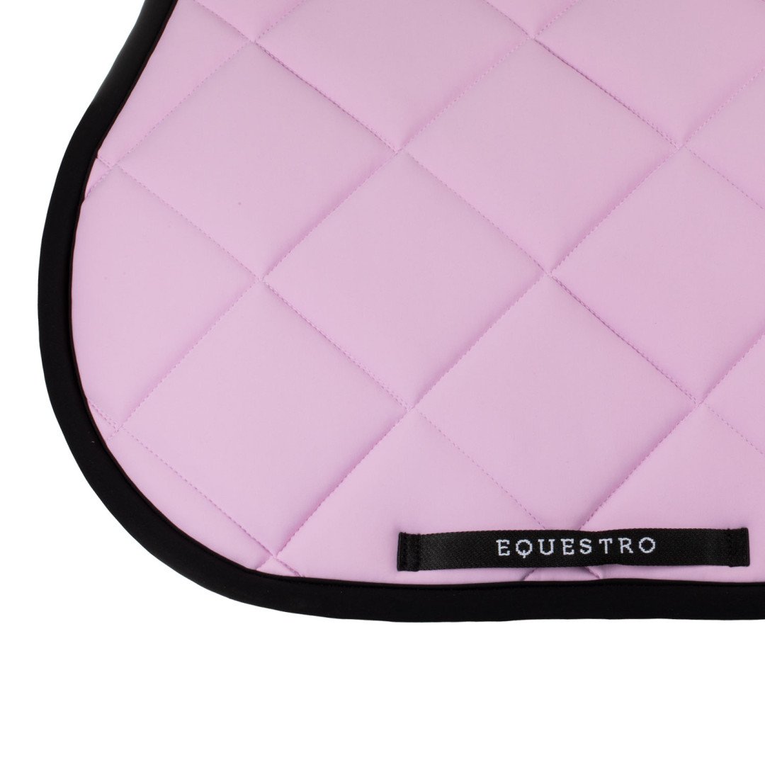 Equestro Jumping Saddlepad in Black Line Edition Technical Fabric